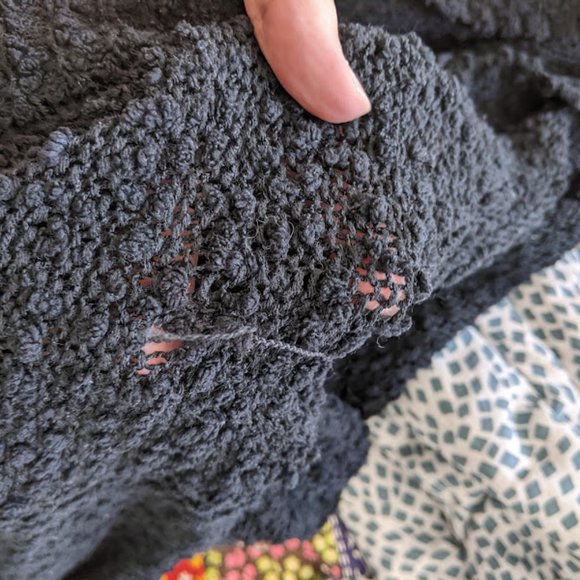 Wild Fable Black Textured Cardigan Size XXL - Picture 3 of 11